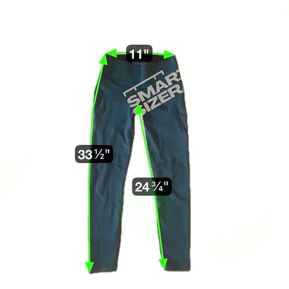 Outdoor Voices TechSweat Core 3/4 Legging High Rise Cropped Evergreen EUC Small - Picture 6 of 6